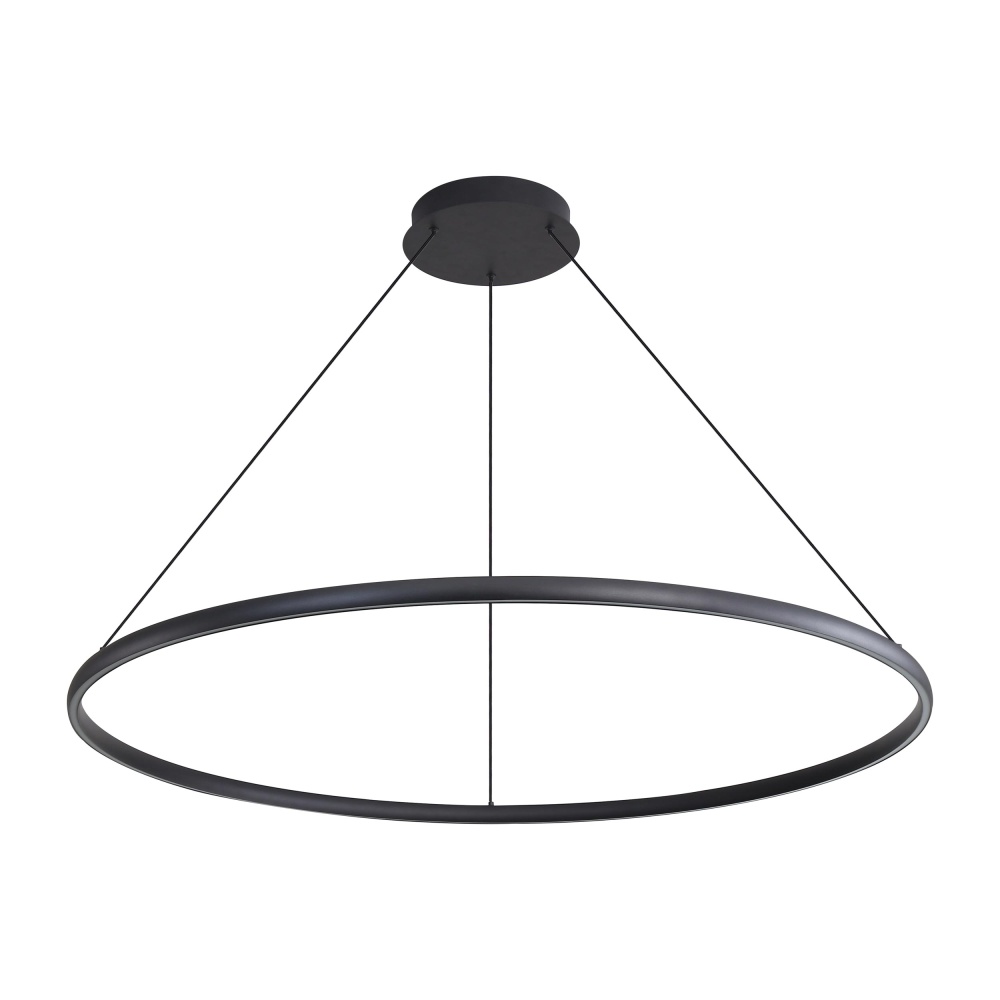 Golden Lighting Veritas Integrated LED 71in Chandelier in Sand Black